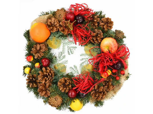 Венок Yes! Fun "Сангрия" d-35см украшенный купить в интернет магазине подарков ПраздникШоп