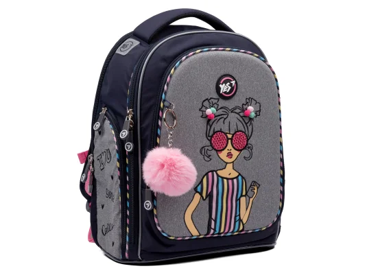 Рюкзак школьный полукаркасный YES S-84 Girls style купить в интернет магазине подарков ПраздникШоп