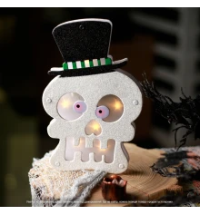 Декор Yes! Fun Хэллоуин Череп 25 см LED купить в интернет магазине подарков ПраздникШоп