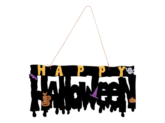 Декор Yes! Fun Хэллоуин Happy Halloween 41х20 см фетр купить в интернет магазине подарков ПраздникШоп