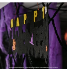 Декор Yes! Fun Хэллоуин Happy Halloween 41х20 см фетр купить в интернет магазине подарков ПраздникШоп