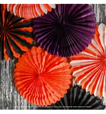 Набор бум. вееров Yes! Fun Хэллоуин 5 шт (35 см-3шт 40 см-2шт) купить в интернет магазине подарков ПраздникШоп