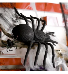 Паук пласт.Yes! Fun Хэллоуин 41х29см глиттер черный купить в интернет магазине подарков ПраздникШоп