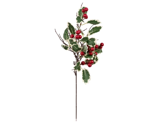 Ветка декоративная Yes! Fun с красными ягодами 51 см купить в интернет магазине подарков ПраздникШоп