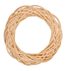 Венок Yes! Fun ротанговый светло-жёлтый купить в интернет магазине подарков ПраздникШоп