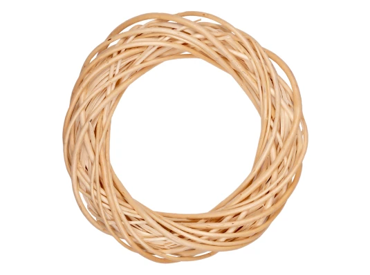 Венок Yes! Fun ротанговый светло-жёлтый купить в интернет магазине подарков ПраздникШоп