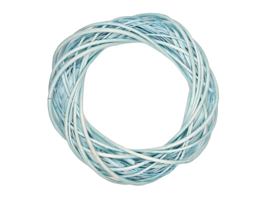 Венок Yes! Fun ротанговый голубой купить в интернет магазине подарков ПраздникШоп