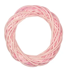 Венок Yes! Fun ротанговый светло-розовый купить в интернет магазине подарков ПраздникШоп