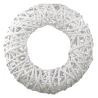 Венок Yes! Fun ротанговый белый, d-35 см