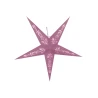 Звезда бумажная Novogod‘ko, 3D, пудрово-розовая, 60 см, LED