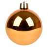 Новогодний шар Novogod‘ko, пластик, 20 cм, бронзовый, глянец