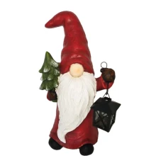 Новогодняя декоративная фигура Novogod‘ko "Дед Мороз в колпаке" купить в интернет магазине подарков ПраздникШоп