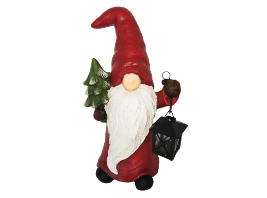 Новогодняя декоративная фигура Novogod‘ko "Дед Мороз в колпаке" купить в интернет магазине подарков ПраздникШоп