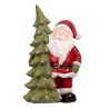Новогодняя декоративная фигура Novogod‘ko "Дед Мороз у елки", 45 см, LED