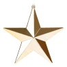 Новогодняя игрушка Novogod‘ko Звезда, пластик, 30 cм, золото, глянец