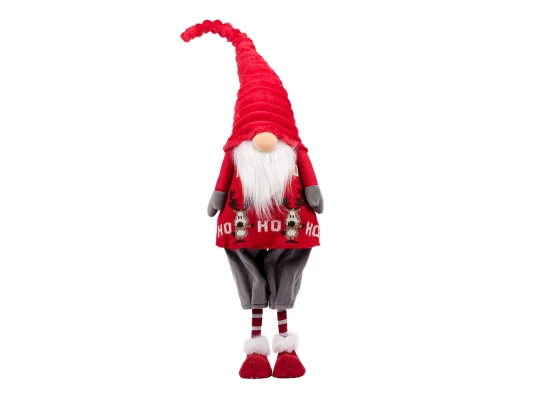 Новогодняя мягкая игрушка Novogod‘ko Гном НО-НО 130 см LED купить в интернет магазине подарков ПраздникШоп