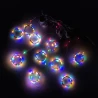 Електрогір. штора Novogod‘ko на мідн.дроті, 280 LED, багатокол., 3*2,8 м, стат.св.