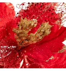 Цветок декоративный Novogod‘ko Пуансеттия купить в интернет магазине подарков ПраздникШоп