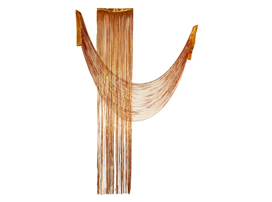 Штора из фольги Yes! Fun на Хэллоуин для создания фотозоны l-50 см h-270 см оранжевая купить в интернет магазине подарков ПраздникШоп