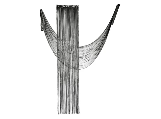 Штора из фольги Yes! Fun на Хэллоуин для создания фотозоны l-50 см h-270 см черная купить в интернет магазине подарков ПраздникШоп