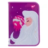 Папка факультативная YES A4 пласт. на молнии "Space Girl" с карманом