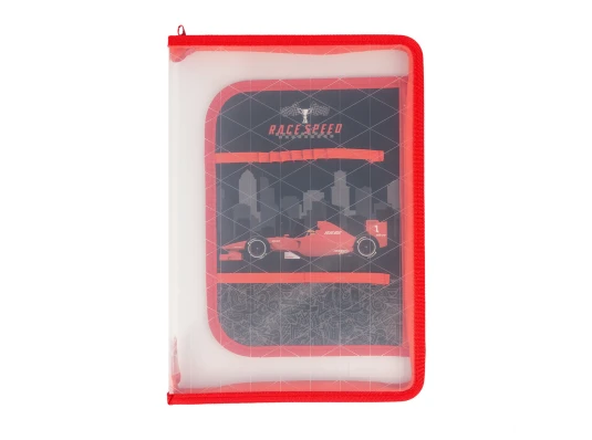 Папка факультативная YES с органайзером пласт. на молнии FC Race legend купить в интернет магазине подарков ПраздникШоп
