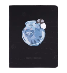 Дневник школьный YES PU интегральный Aquacat купить в интернет магазине подарков ПраздникШоп