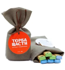 Шоколадки с предсказаниями «ТОРБА СЧАСТЬЯ» черный шоколад купить в интернет магазине подарков ПраздникШоп