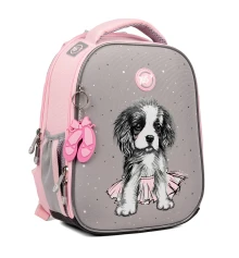 Рюкзак школьный каркасный Yes Doggy Ballet H-100 купить в интернет магазине подарков ПраздникШоп