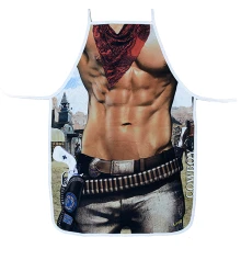 Фартук с приколом Ковбой купить в интернет магазине подарков ПраздникШоп