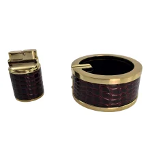 Подарочный набор (Пепепельница с зажигалкой) (16.5×11.5×5 см) купить в интернет магазине подарков ПраздникШоп