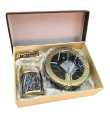 Подарочный набор (Пепепельница с зажигалкой) (16.5×11.5×5 см) купить в интернет магазине подарков ПраздникШоп