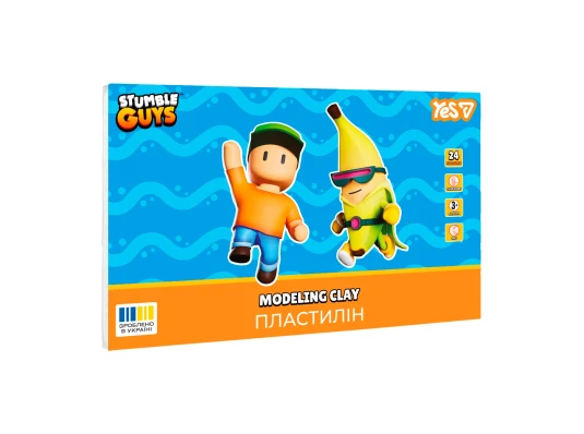 Пластилин Yes Stumble Guys 24 цвета 480 г купить в интернет магазине подарков ПраздникШоп