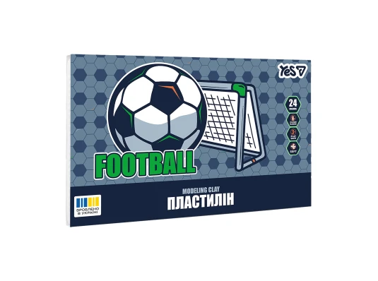 Пластилин Yes Football 24 цвета 480 г купить в интернет магазине подарков ПраздникШоп