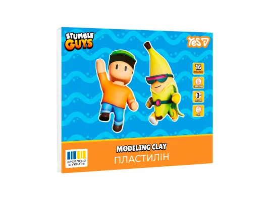 Пластилин Yes Stumble Guys 16 цветов 320 г купить в интернет магазине подарков ПраздникШоп