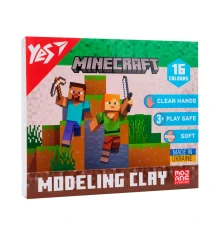 Пластилин Yes Minecraft 16 цветов 320 г купить в интернет магазине подарков ПраздникШоп