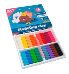 Пластилин Yes Line Friends 16 цветов 320 г купить в интернет магазине подарков ПраздникШоп