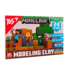 Пластилин Yes Minecraft 24 цвета 480 г купить в интернет магазине подарков ПраздникШоп