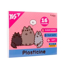 Пластилин Yes Pusheen 16 цветов 320 г купить в интернет магазине подарков ПраздникШоп