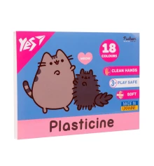 Пластилин Yes Pusheen 18 цветов 360 г купить в интернет магазине подарков ПраздникШоп