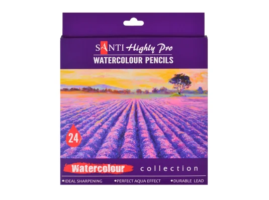 Набор акварельных карандашей "Santi Highly Pro" купить в интернет магазине подарков ПраздникШоп