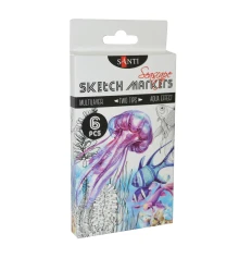 Набор маркеров "SANTI sketch" "Seascape" купить в интернет магазине подарков ПраздникШоп