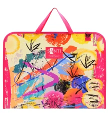 Папка-портфель SANTI А3 для эскизов з тканевыми ручками Brush пластик купить в интернет магазине подарков ПраздникШоп