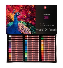Пастель масляная Santi 36 цветов купить в интернет магазине подарков ПраздникШоп