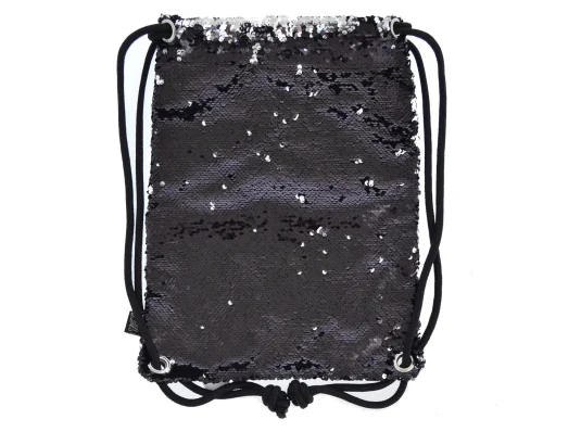 Сумка-мешок YES Black Sequins купить в интернет магазине подарков ПраздникШоп