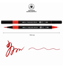 Набор файнлайнеров-кистей SANTI 15 цветов двусторонние купить в интернет магазине подарков ПраздникШоп