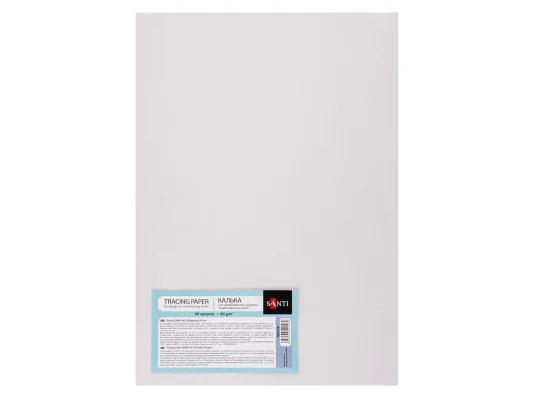 Калька SANTI А3 50 листов 60 г/м2 купить в интернет магазине подарков ПраздникШоп