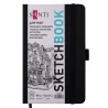 Скетчбук SANTI для графики 13х21см 80 л. твердая обложка PU 110г/м2 черный