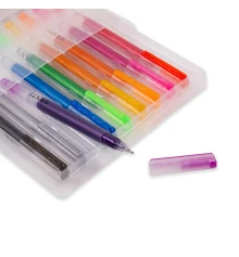 Набор гелевых ручек увеличенного объема чернил SANTI Glitter 9 штук купить в интернет магазине подарков ПраздникШоп