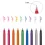 Набор гелевых ручек увеличенного объема чернил SANTI Glitter 9 штук купить в интернет магазине подарков ПраздникШоп